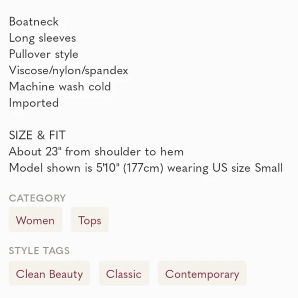 TheoryBoatneck Ribbed SweaterSize Medium